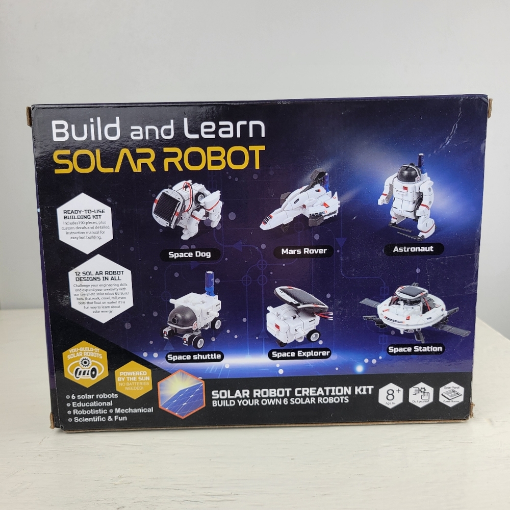 STEM Build and Learn Solar Robot Creation Kit New In Box - Picture 3 of 9